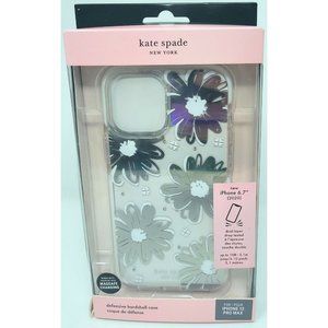 Kate Spade Hard Shell Clear Case for iPhone 12 Pro Max (6.7")- Daisy Iridescent